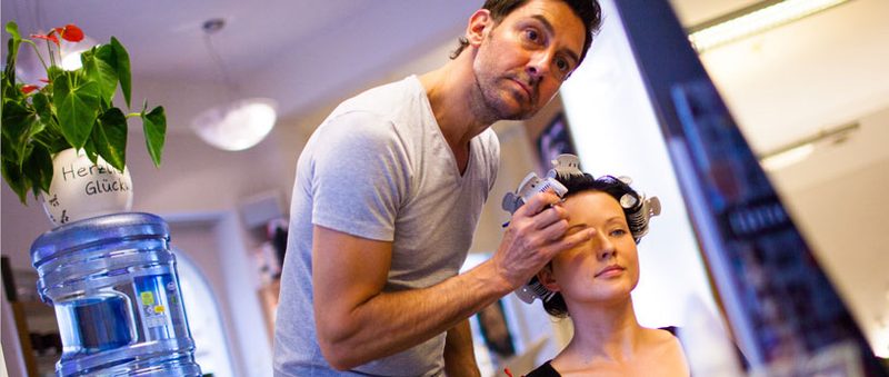 Empfangsbereich im Studio Ronald Brendler Cosmetics